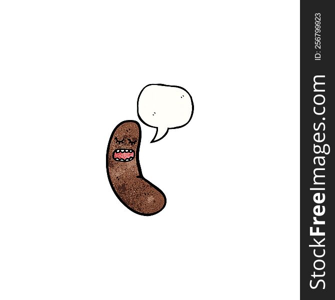 Sausage Cartoon Character