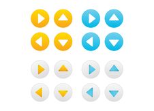 Arrow Icons Set Royalty Free Stock Image Arrow Icons Set Royalty Free Stock Image