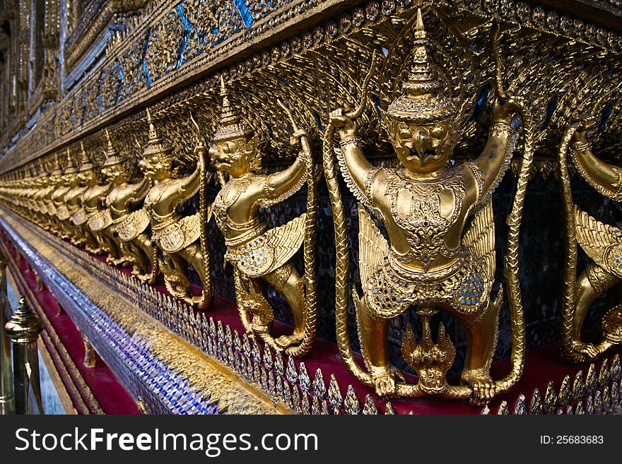 Tourist Attractions. The ancient palace in Bangkok.