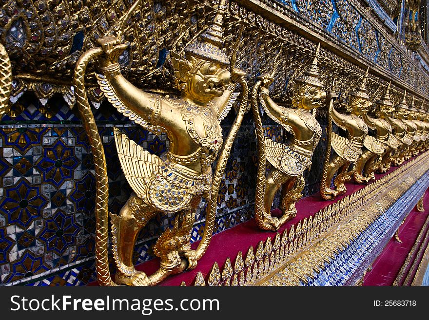 Tourist Attractions. The ancient palace in Bangkok.