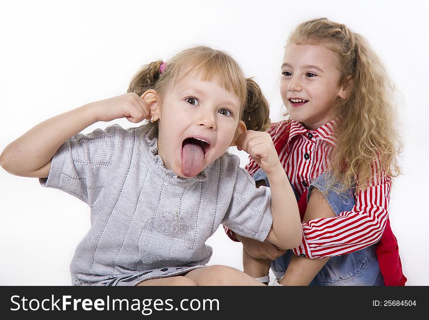 Cheerful Little Girl Smile.