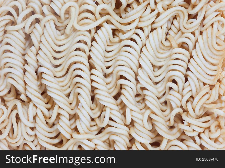 Closed-up instant noodle texture for your design