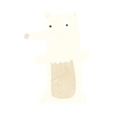 Cartoon Polar Bear Stock Image Cartoon Polar Bear Stock Image
