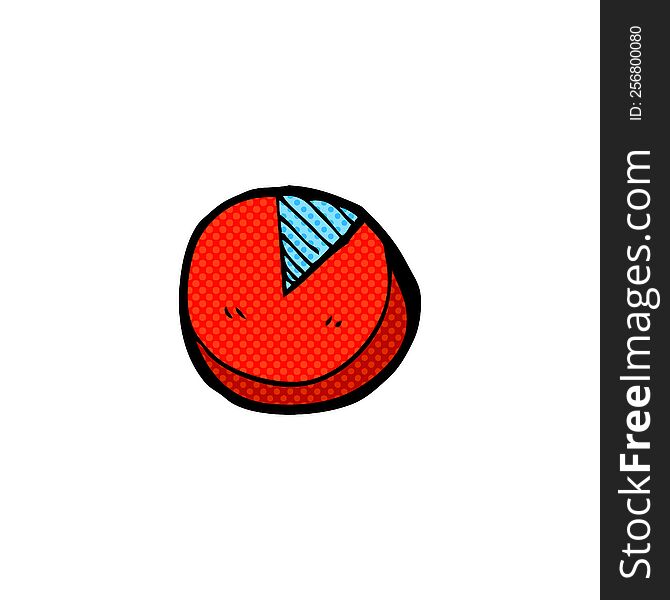 Doodle Cartoon Pie Chart