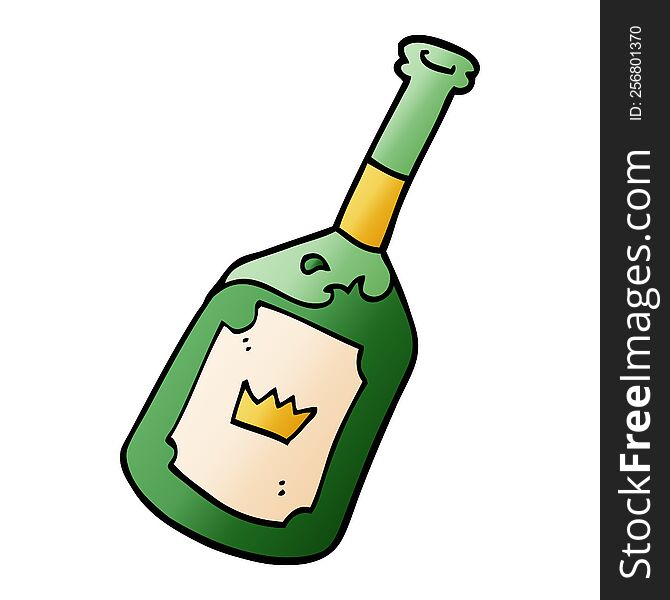 Cartoon Doodle Alcoholic Drink