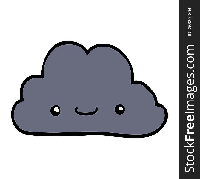 cute cartoon cloud