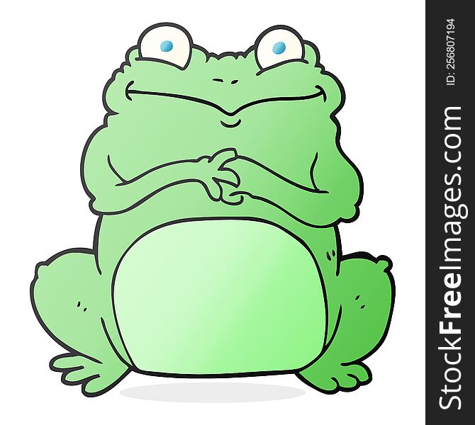 Cartoon Funny Frog