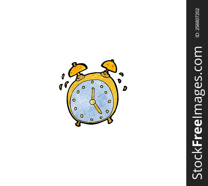 ringing alarm clock cartoon