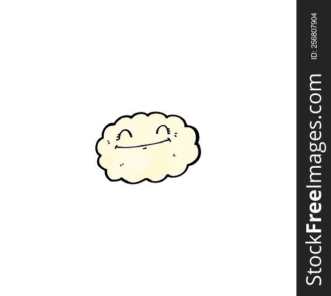 Happy Cartoon Cloud