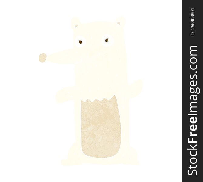 cartoon polar bear