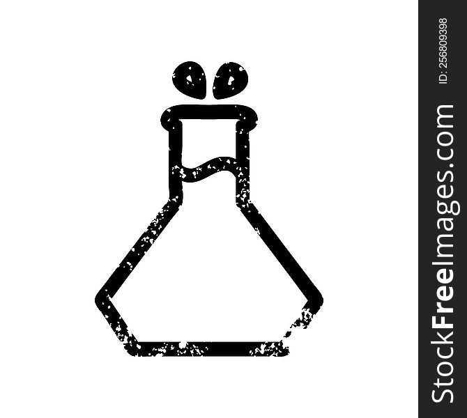 Science Experiment Distressed Icon