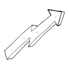 Black And White Cartoon Arrow Up Trend Stock Photos Black And White Cartoon Arrow Up Trend Stock Photos
