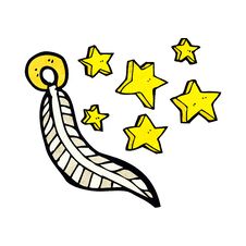 Cartoon Lucky Charm Feather Royalty Free Stock Photo Cartoon Lucky Charm Feather Royalty Free Stock Photo