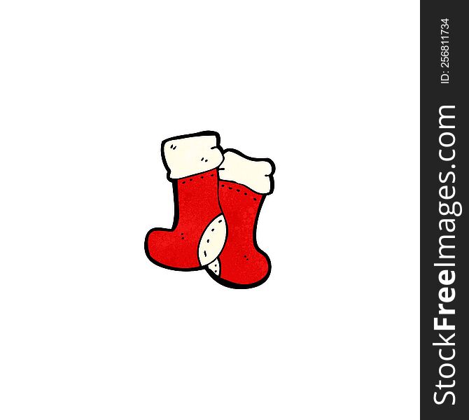 cartoon christmas socks