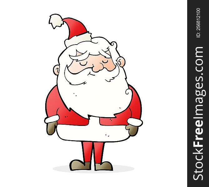 cartoon santa claus