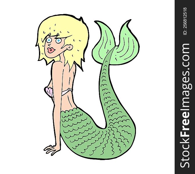 Cartoon Mermaid