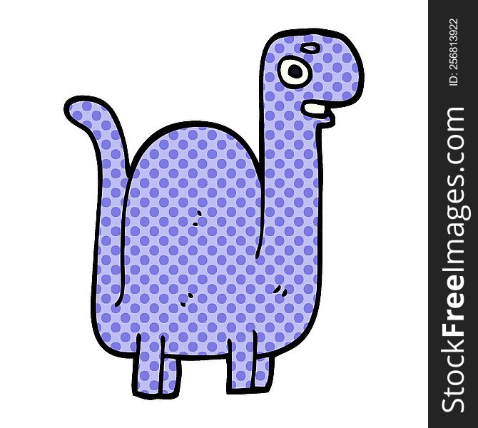 cartoon doodle prehistoric dinosaur