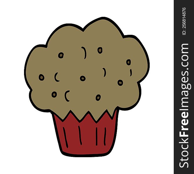 Cartoon Muffin