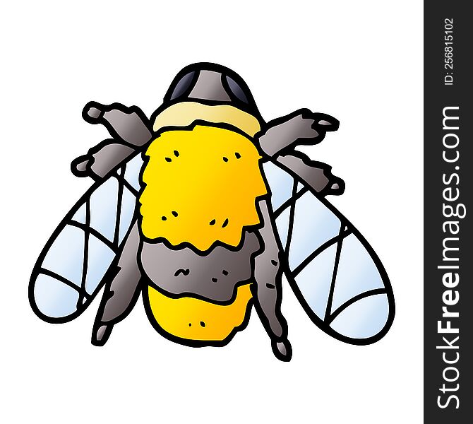 cartoon doodle doodled bee