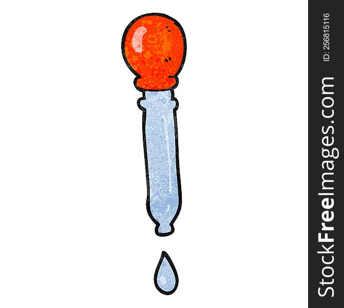 textured cartoon water dropper