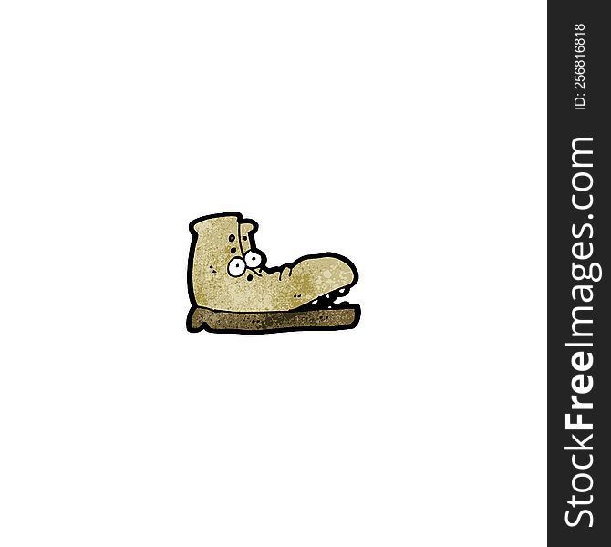 cartoon old boot