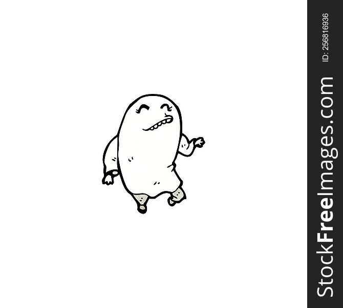 Dancing Ghost Cartoon