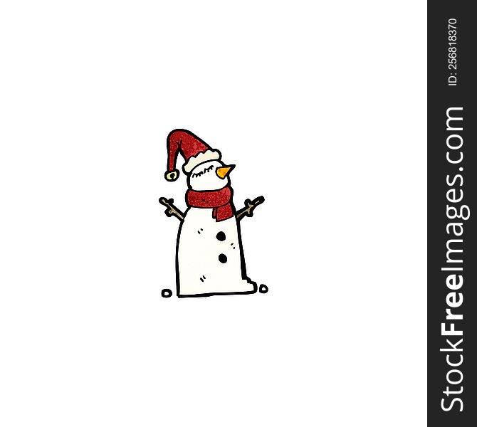 Cartoon Snowman