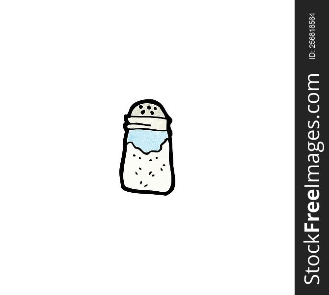 cartoon salt shaker