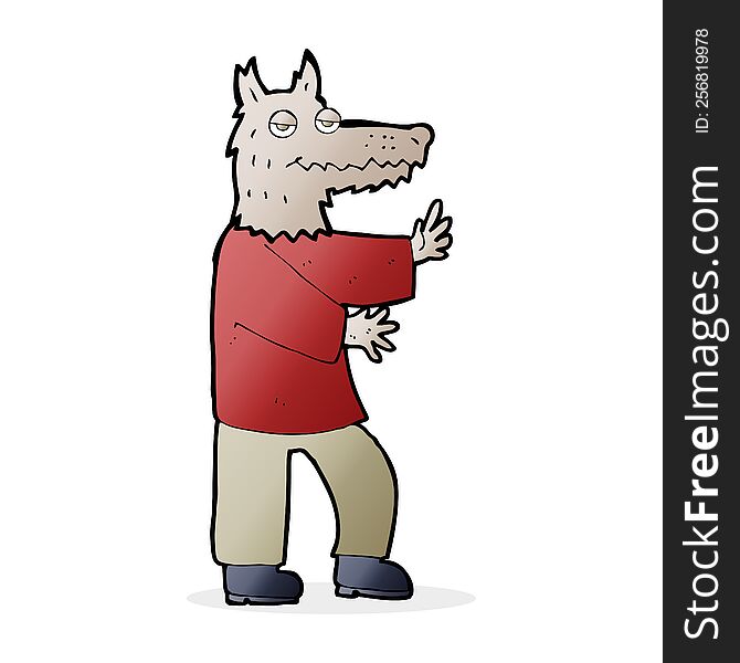 Cartoon Werewolf