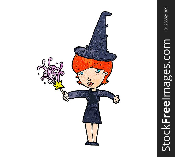 Cartoon Halloween Witch