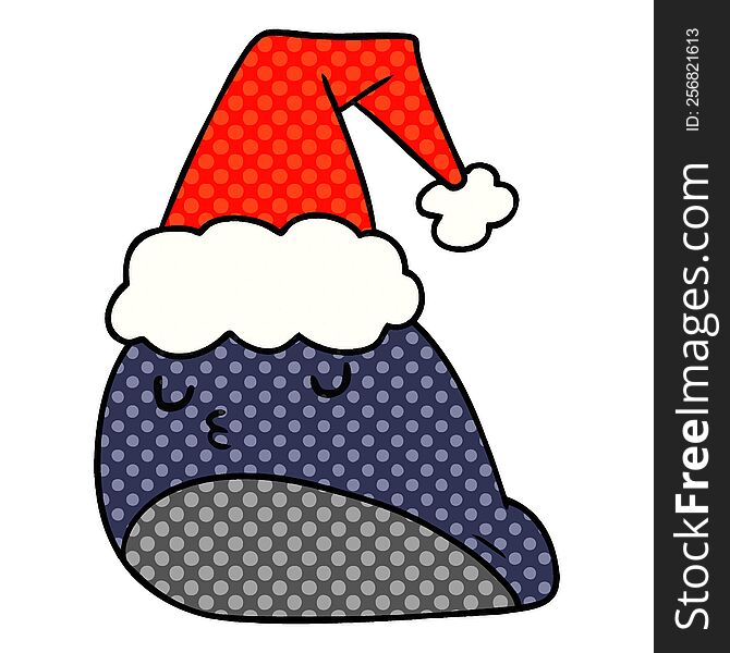 Christmas Cartoon Of Kawaii Slug
