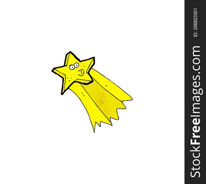 Cartoon Shooting Star