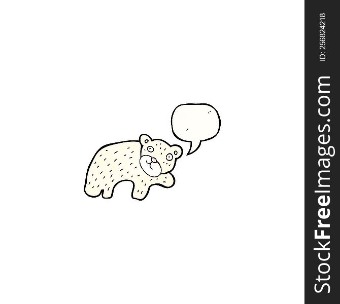 Cartoon Polar Bear