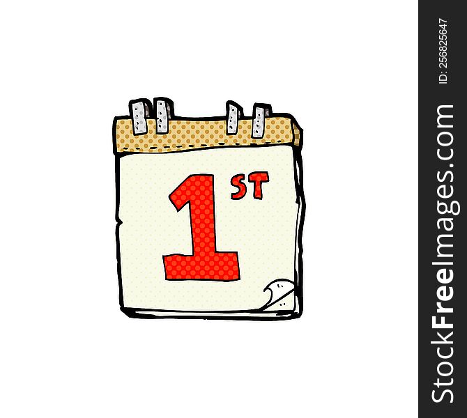 cartoon calendar