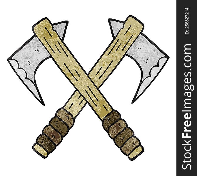 freehand drawn texture cartoon axes