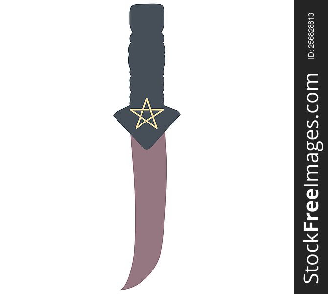 ritual athame knife