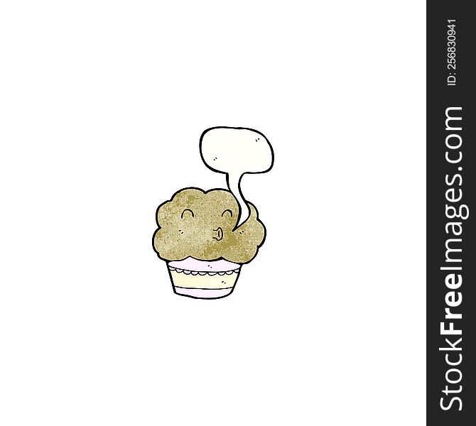 Cartoon Talking Muffin