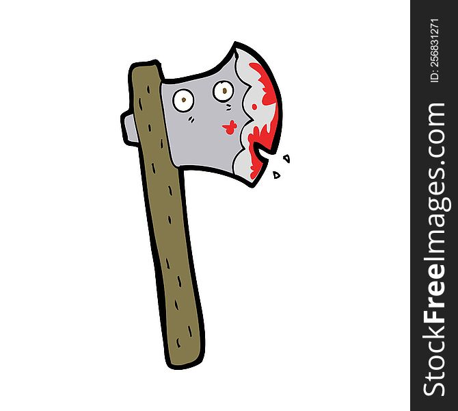 Bloody Cartoon Axe