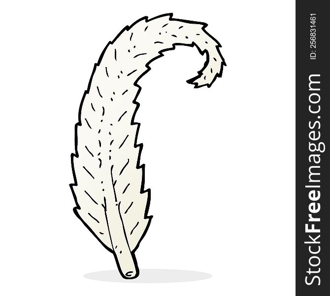 cartoon feather