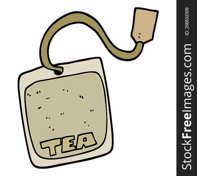 Cartoon Tea Bag