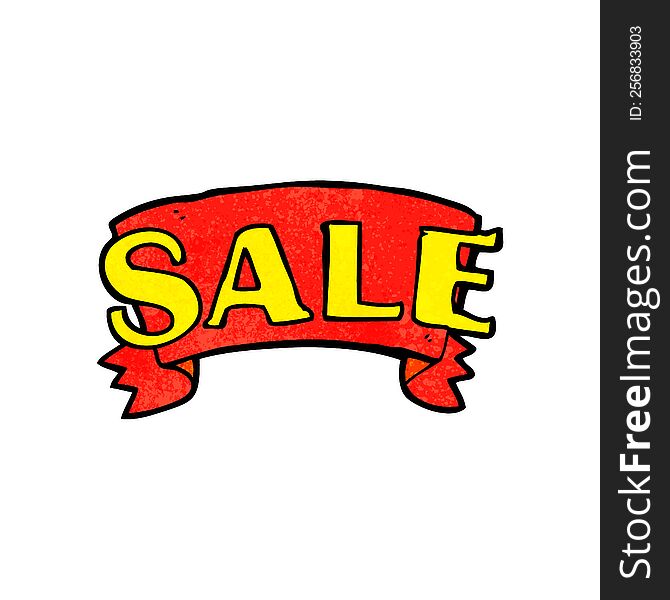 Cartoon Sale Symbol