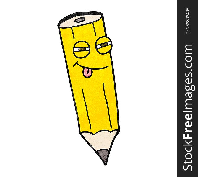 happy freehand drawn texture cartoon sly pencil. happy freehand drawn texture cartoon sly pencil