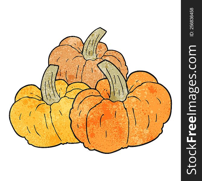 Textured Cartoon Pumpkin