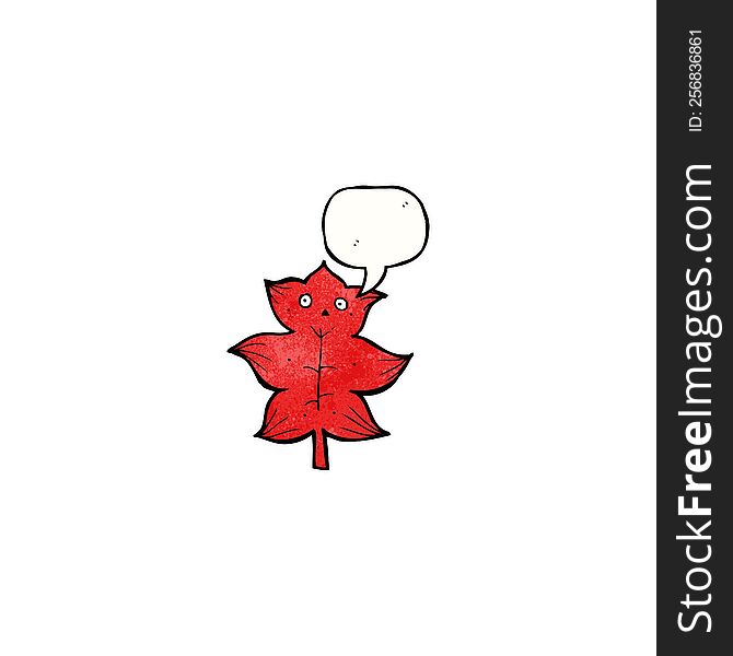 leaf cartoon character
