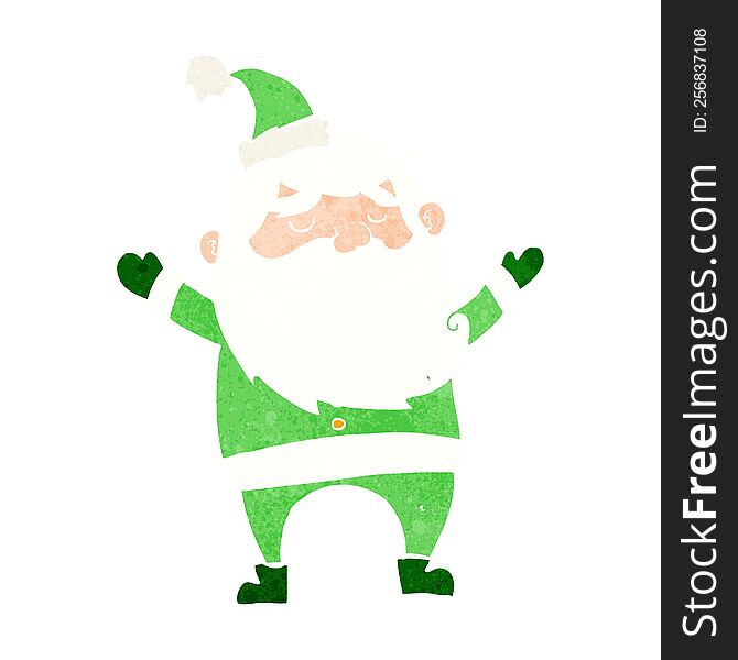 Cartoon Happy Santa Claus