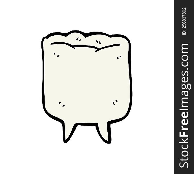 cartoon tooth