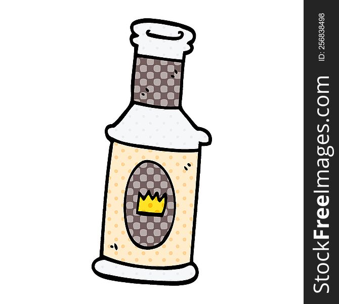 Cartoon Doodle Alcoholic Drink