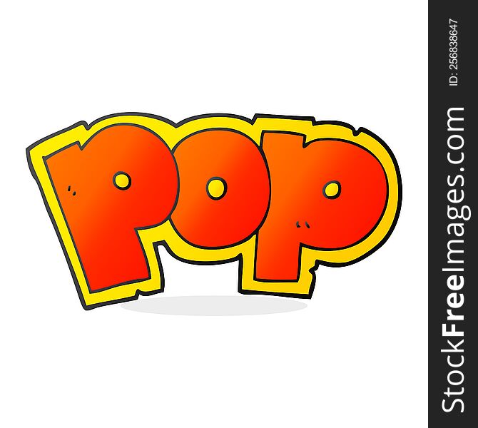 Cartoon POP Symbol