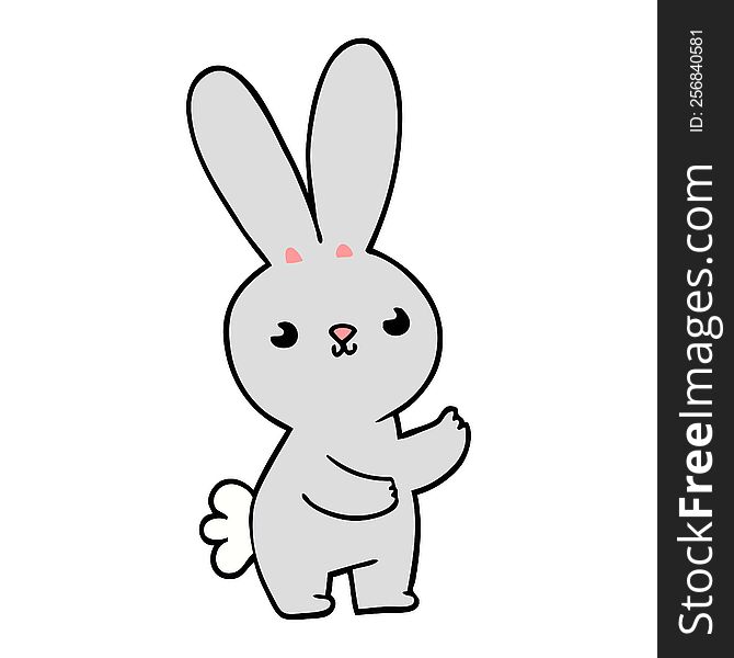 cute cartoon rabbit