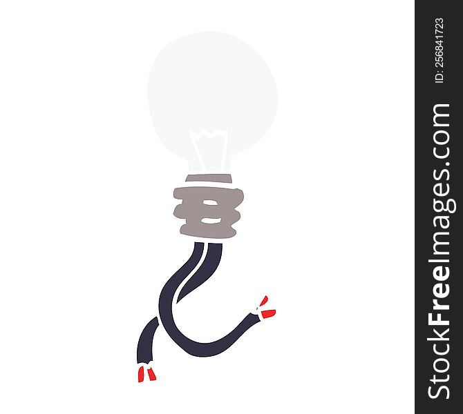 Cartoon Doodle Electric Light Bulb